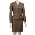 Anne Klein Women's Button-detail Skirt Suit