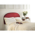 Solid Crimson Matelasse Air-cushioned Inflatable Headboard