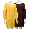 Ellen Tracy Women's Lantern-sleeve Smock Dress