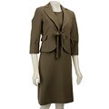Larry Levine Women's 3/4-sleeve Jacket and A-line Dress