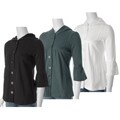 High Sierra Junior's French Terry Button-front Hoodie