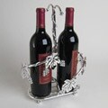 Silverplated 2-bottle Wine Holder