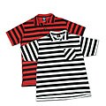 Lucky 13 Men's Striped Pogo Polo Shirt