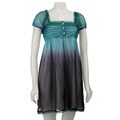 FINAL SALE Betsey Johnson Women's Shirred Chiffon Dress