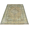 Persian Antique Tabriz Brown/ Beige Rug (8'4 x 11'3)