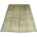 Persian Antique Tabriz Brown/ Beige Rug (8'3 x 11'5)