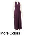 Necessary Objects Junior's Loop-back Maxi Dress