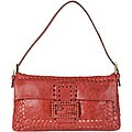 Fendi Small Red Parchment Handbag