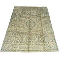 Persian Antique Tabriz Beige/ Brown Rug (8'2 x 11'2)