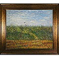 Van Gogh 'Edge of Wheat Field, Poppies and Lark' Oil Canvas Art