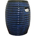 Multiple Ring Mixed Blue Garden Stool