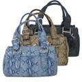 Franco Sarto 'Sydney' Imitation Snakeskin Satchel