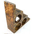 Mango Wood 5-bottle Wine Holder (Thailand)