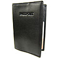 Castello Men's Black Passport Cover Wallet