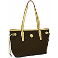 Rioni Signature Small Brown Luxury Tote Bag