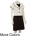 Larry Levine Women's Two-piece A-line Shift Dress