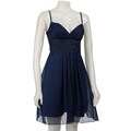 Jessica Simpson Embroidered Tie-back Party Dress
