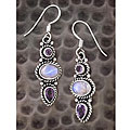 Sterling Silver 'Moonlit Dream' Earrings (India)