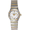 Bulova Women's Striped Two-tone Steel Diamond Watch