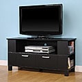 Columbus 44-inch Black Wood TV Console
