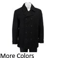 London Fog Men's 32-inch Wool-blend Peacoat