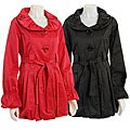 Betsey Johnson Women's Belted Trench Coat
