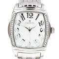 Croton Men's Steel Crystal Tonneau Dress Watch