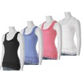 Ci Sono by Adi Junior's Ruffle and Lace Trim Tank Top