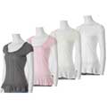 Ci Sono by Adi Junior's Scoop-neck Ruffle Trim Top
