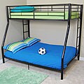 Sunset Black Twin/ Double Bunk Bed