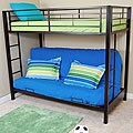Sunset Black Twin/ Futon Bunk Bed Frame