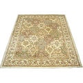 Indo Tabriz Beige/ Ivory Rug (7'3 x 9'3)