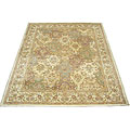 Indo Tabriz Beige/ Ivory Rug (8'3 x 11)