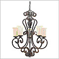 Windsor Manor 5-light Grecian Stone Finish Chandelier