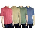 Per Lui Per Lei Men's Silk Pique Short-sleeve Polo Shirt