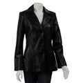 Jones New York Women's Classic Leather Coat