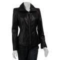 Jones New York Women's Leather Scuba Jacket
