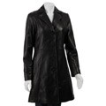 Jones New York Women's Leather Walker Coat