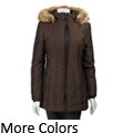 Anne Klein Zip-front Hooded Parka