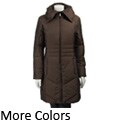 Anne Klein Women's 3/4-length Zipper-front Down Coat