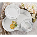 Gibson Halliwell Platinum II 20-piece Dinnerware Set