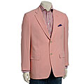 Ibiza Men's Pink Silk 2-button Blazer