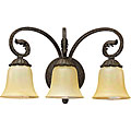 Windsor Manor 3-light Grecian Stone Bar-style Bath Fixture