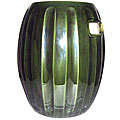 Pumpkin Green Copper Ceramic Stool