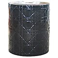 Cane Round Black Ceramic Garden Stool