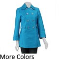 Kenneth Cole Women's Double-breasted Cotton Coat