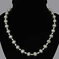 Silver and White Pearl Bead Necklace (Thailand)
