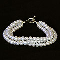 Pearl and Silver Bead Bracelet (Thailand)