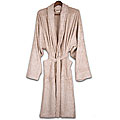 Taupe Bamboo Bathrobe 