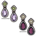 Sterling Silver Classico Teardrop Earrings (India)